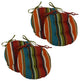 16" Outdoor Spun Polyester Tufted Chair Cushion, Set of 4, Westport Teal