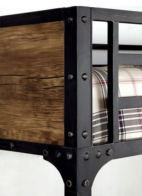 South Bank Metal Bunk Beds, Twin Over Full
