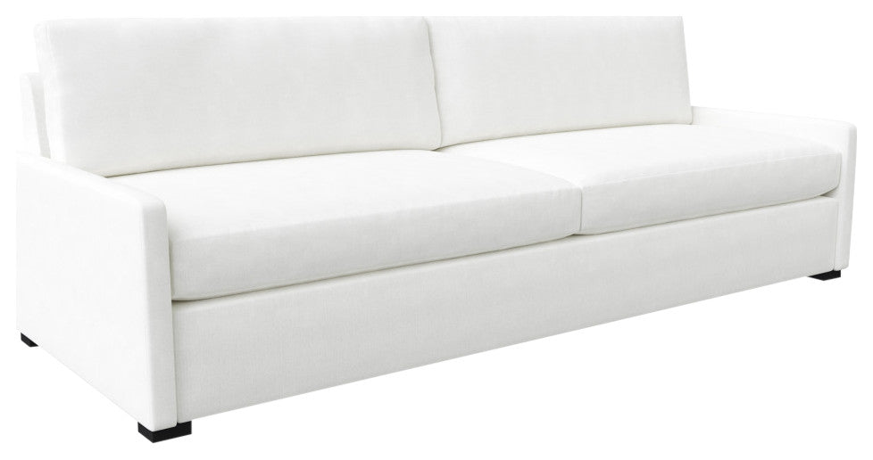 Nativa Interiors Kimpton Sofa 101", Off White, Depth: Deep Plush