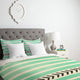 Deny Designs madart inc Modern Dance Aqua Passion Duvet Cover - Lightweight