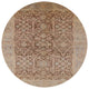 Ahgly Company Indoor Round Mid-Century Modern Area Rugs, 7' Round