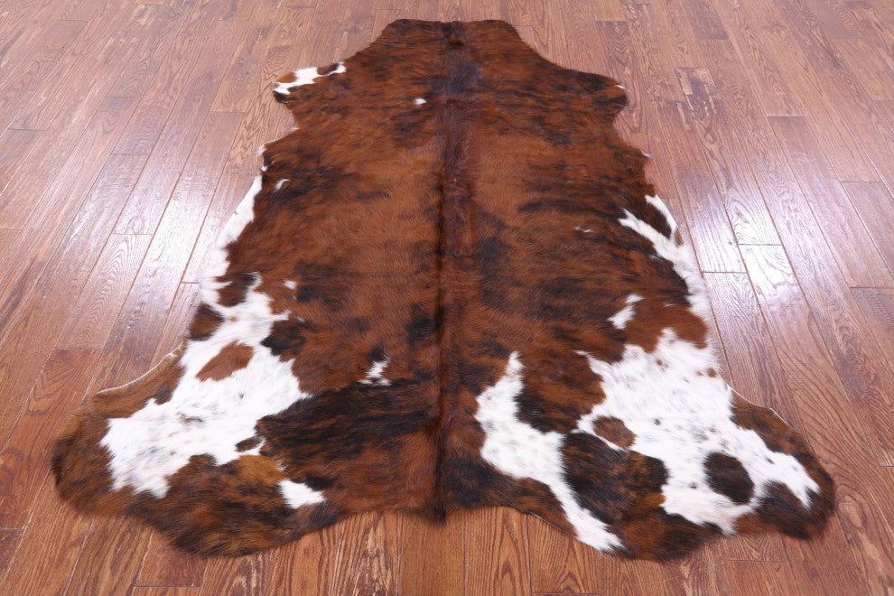 6' 9" X 5' 7" Natural Cowhide Rug C2221