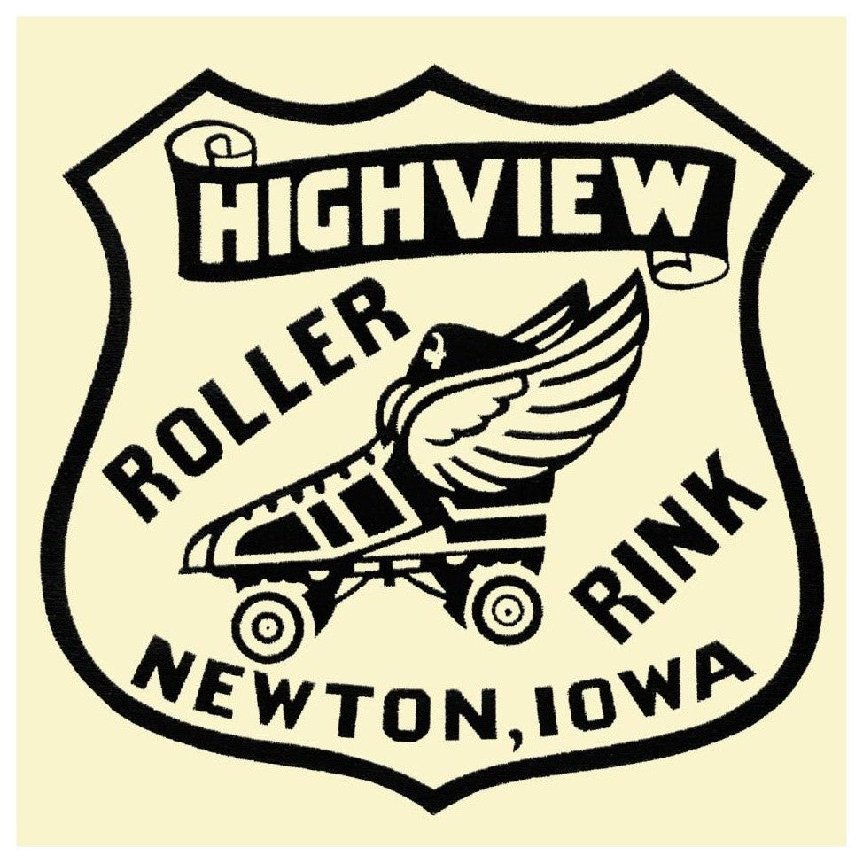 "Highview Roller Rink" Digital Paper Print by Retrorollers, 32"x32"