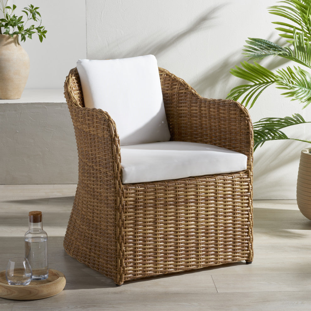 Safavieh Couture Melbourne Wicker Dining Chair