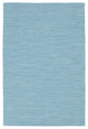 India Contemporary Area Rug, Blue, 7'9"x10'6" Rectangle