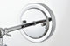 1 Light Chrome And Clear Bath Sconce