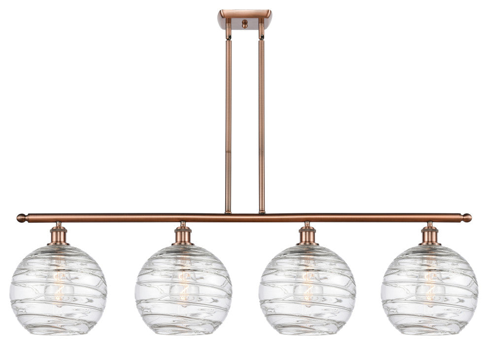 Innovations Lighting 516-4I-AC-G1213-10 Deco Swirl 4 Light 48" Island Light
