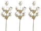 3 Pieces 30" Glitter Coral and Butterfly Christmas Spray, Champagne