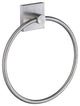 House Towel Ring Brushed Chrome