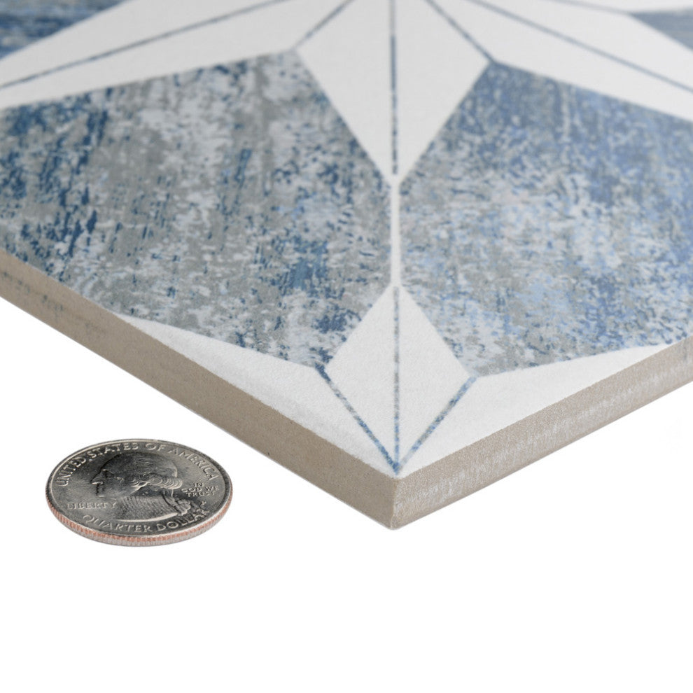 Cassis Stella Porcelain Floor and Wall Tile Sample