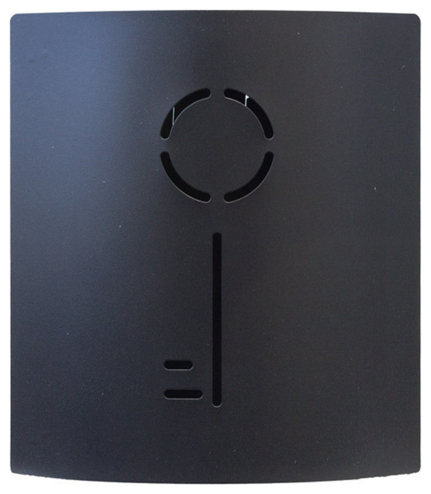 Wall Mounted Key Keeper, Black