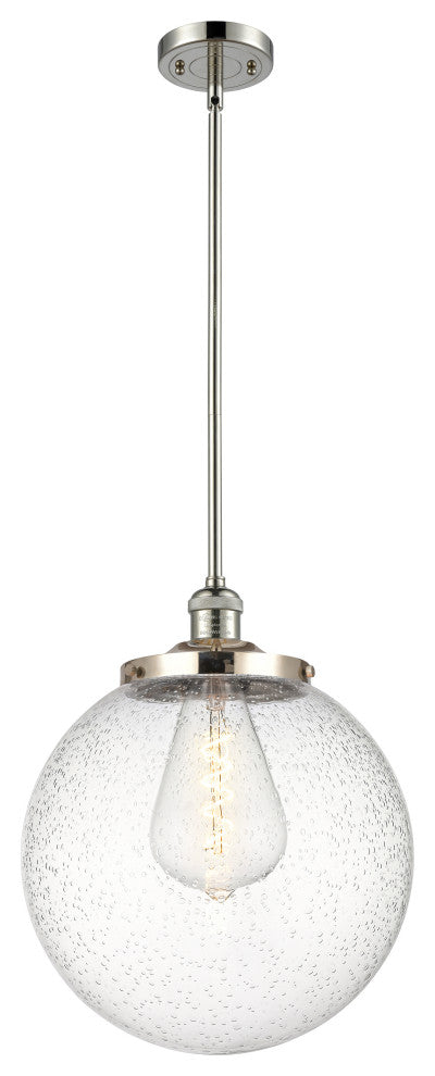 Beacon Pendant, Polished Nickel, Seedy