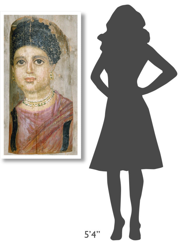 "Mummy Portrait" Print by Attributed to the Malibu Painter, 23"x42"