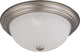 Nuvo 3-Light Close-to-Ceiling Light Fixture, Brushed Nickel