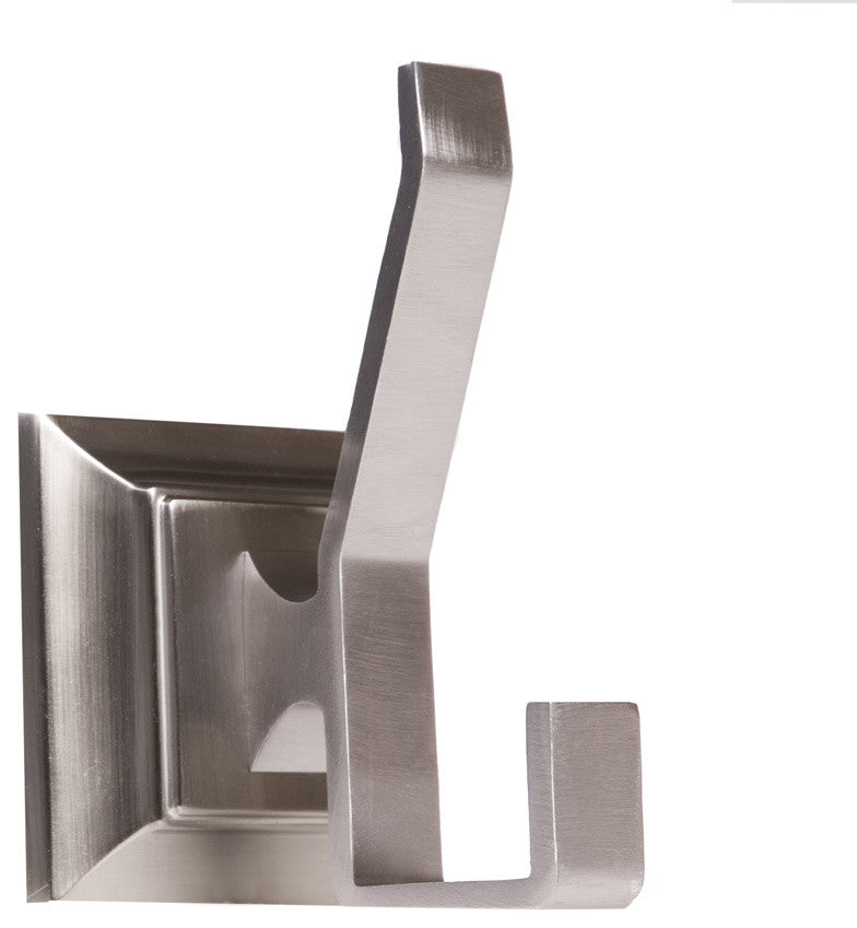 Arista Leonard Collection Robe Hook, Satin Nickel