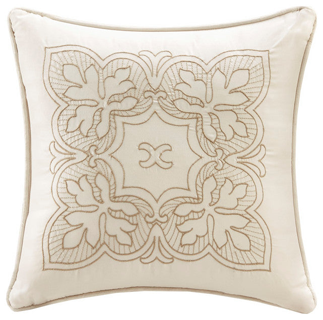 Madison Park Tuscany 6 Piece Reversible Scalloped Edge Daybed Cover Set, Cream