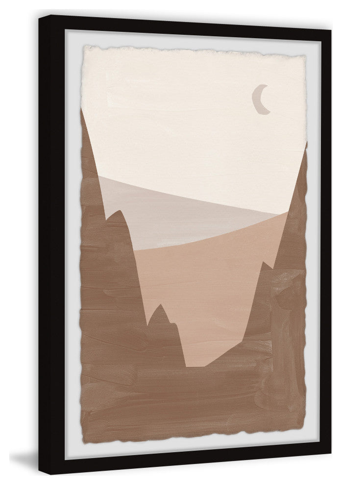 "Valley of Rocks" Framed Painting Print, 8x12