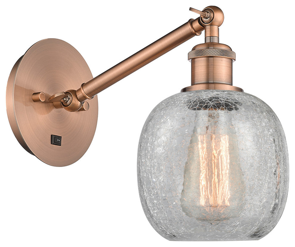 Innovations 317-1W-AC-G105-LED 1-Light Sconce, Antique Copper