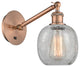 Innovations 317-1W-AC-G105-LED 1-Light Sconce, Antique Copper