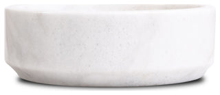 Natural Stone Vessel Bathroom Sink - Avalon Marble, Blanc