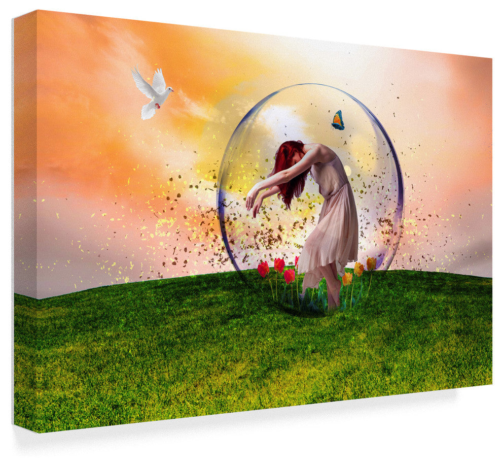 "In The Bubble" by Ata Alishahi, Canvas Art, 22"x32"
