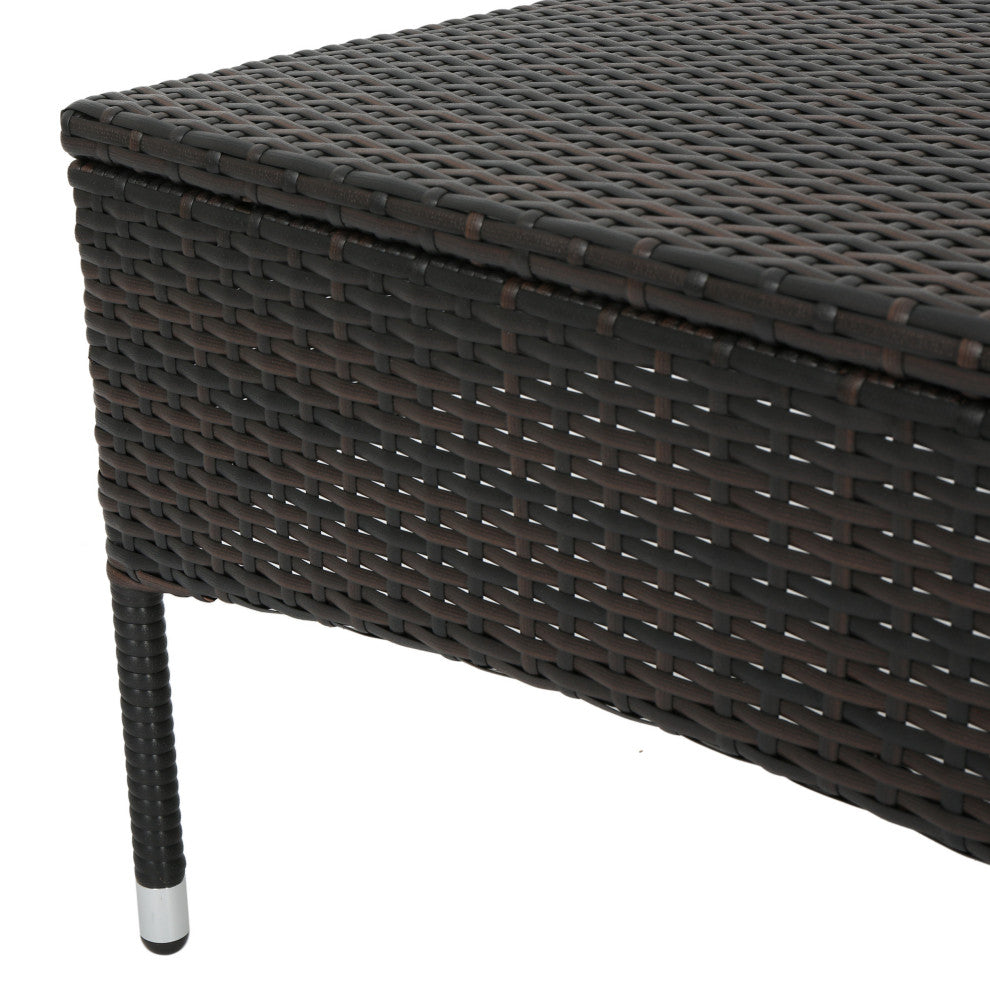 GDF Studio 2-Piece Ines Multi-Brown Outdoor Set