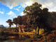 Albert Bierstadt Rustic Mill, 21"x28" Wall Decal