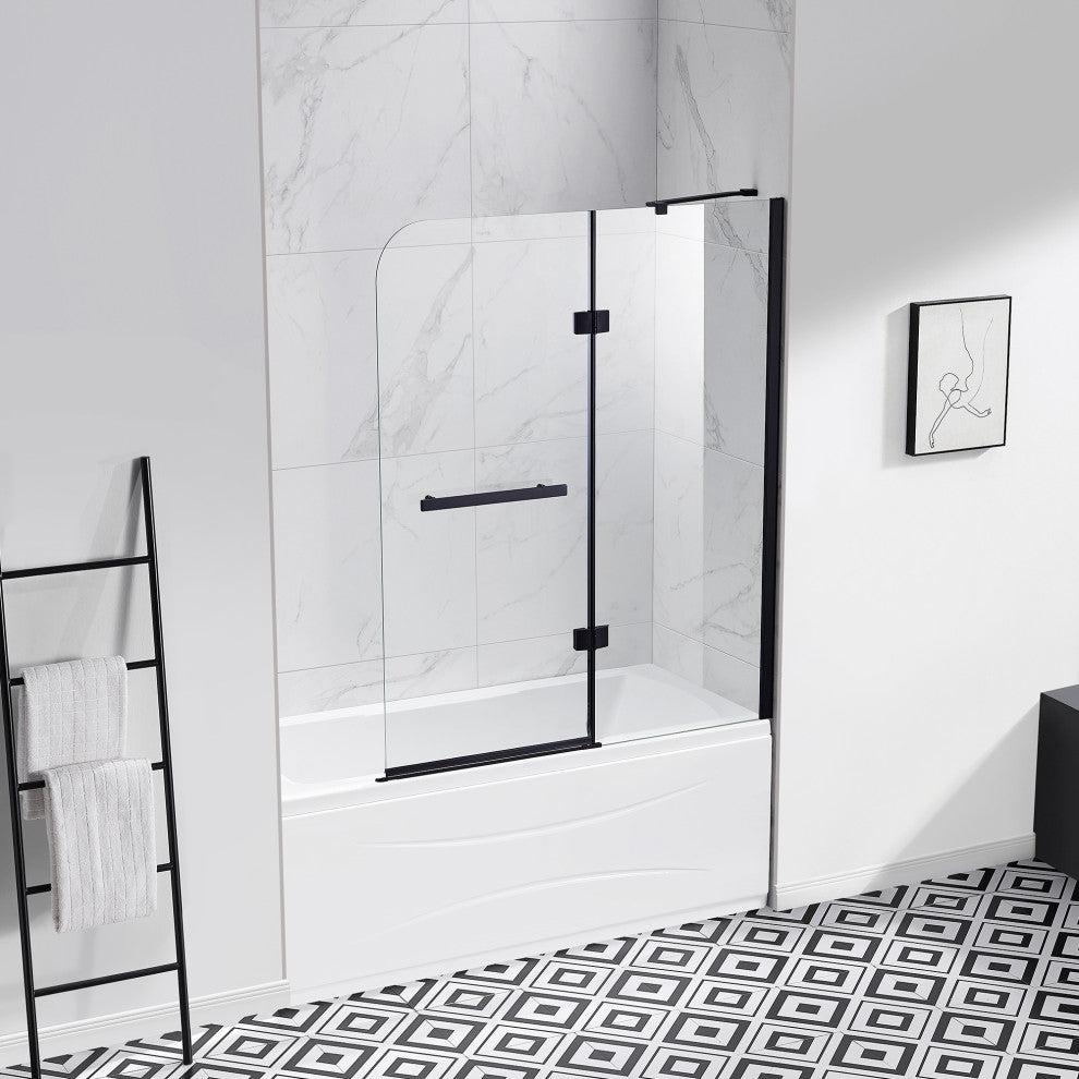 Ove Decors Annie 48" Tempered Shower Panels, Satin Nickel