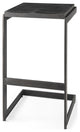 30" Black Cheeky Wood and Metal Bar Stool