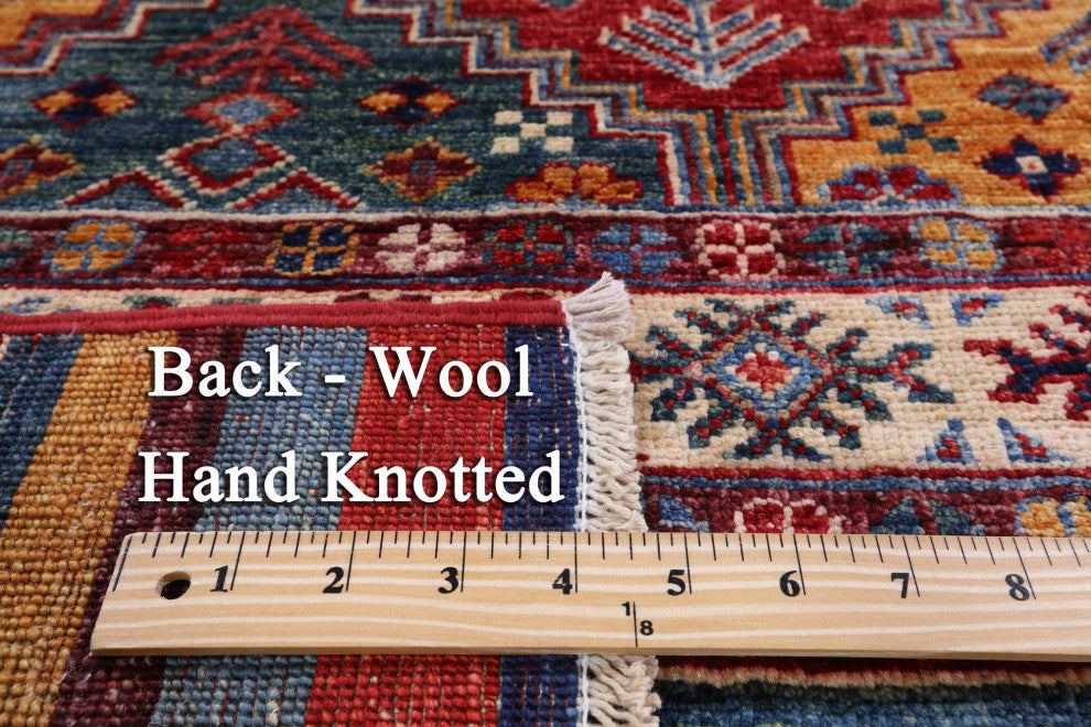 Tribal Khorjin Hand Knotted Wool Rug 3' 3" X 4' 9" Q8040