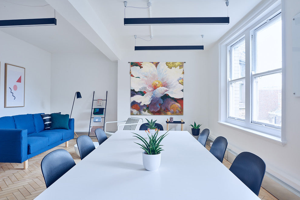 Because of You By Simon Bull, Wall Tapestry, 56"x56"