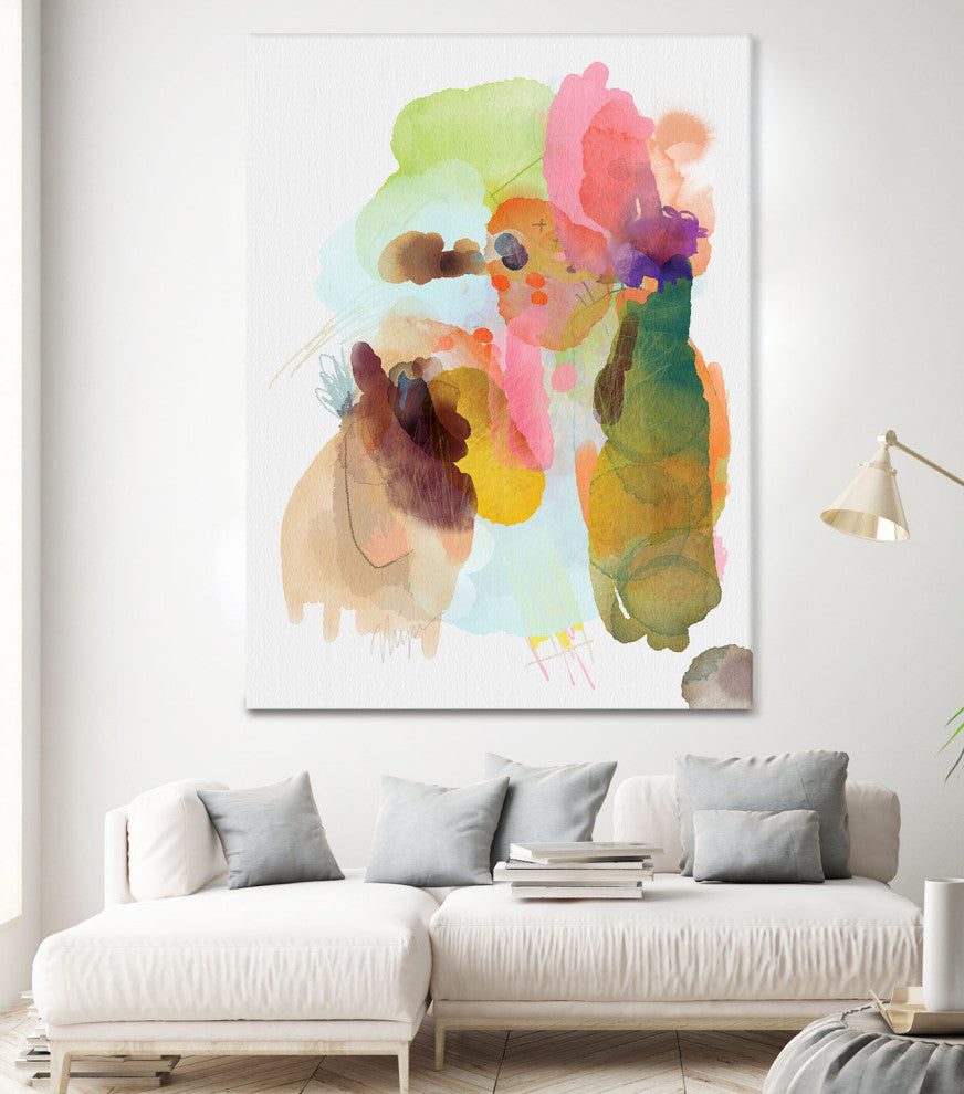 Aerial Sunset - 72 x 54 by Niya Christine