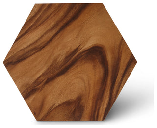 Honeycomb Side Table, Chamcha Wood, Small