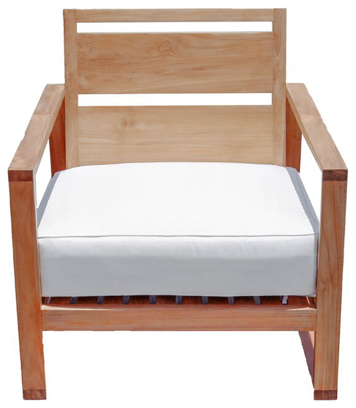 Catalina Bali Teak Outdoor Lounge Chair