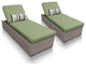 Oasis Chaise Set of 2 Outdoor Wicker Patio Furniture