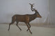 Running Deer Bronze Statue -  Size: 15"L x 4"W x 13"H.