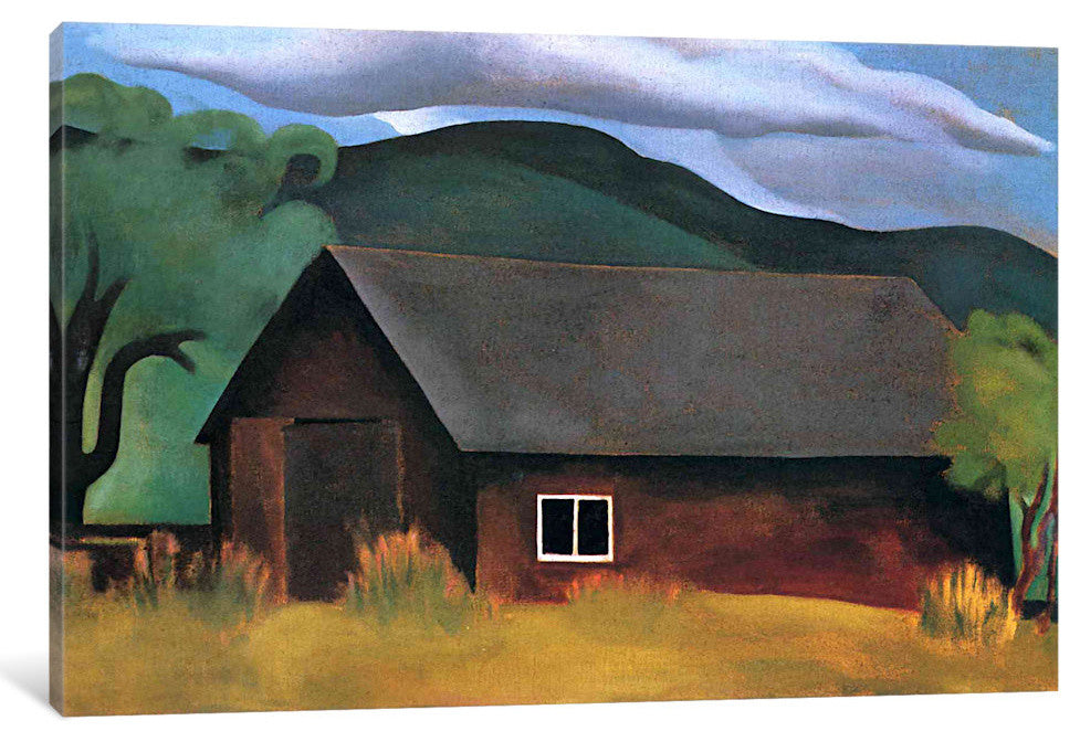 "My Shanty, Lake George" by Georgia O''Keeffe, Canvas Print, 26"x18"