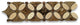 Crema Marfil Marble Flower Mosaic Border Listello Tile Polished, 1 sheet