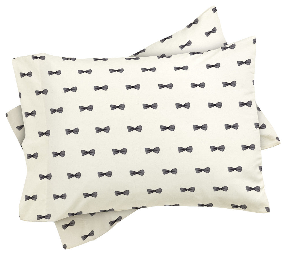 Social Proper Bows Bows Bows Duvet Cover Set, King