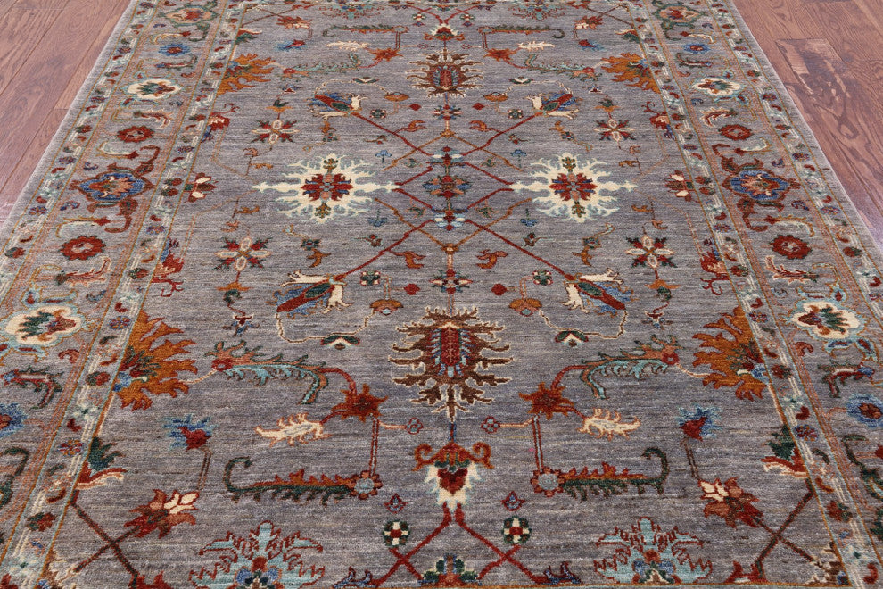 Persian Tabriz Handmade Wool Rug 5' 2" X 6' 11" Q9677