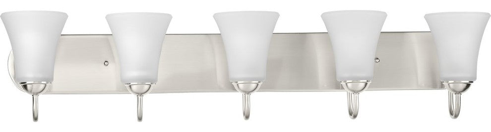 Classic Collection 5-Light Bath and Vanity, Brushed Nickel
