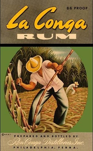 La Conga Rum - Fine Art Giclee Print 24" x 36"