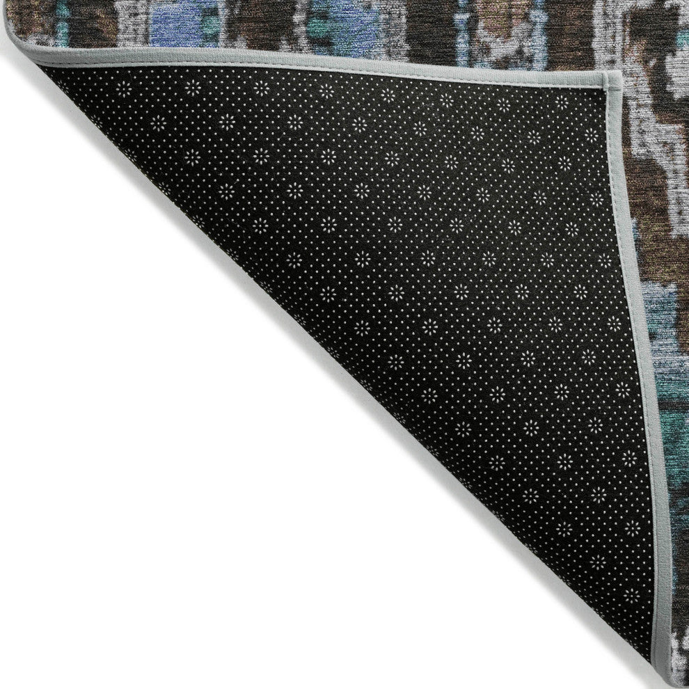 Machine Washable Indoor/Outdoor Chantille ACN1891 Brown 1'8" x 2'6" Rug