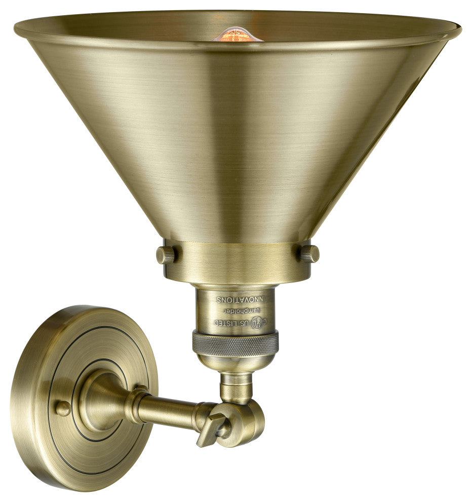 Briarcliff 1-Light Sconce, Antique Brass