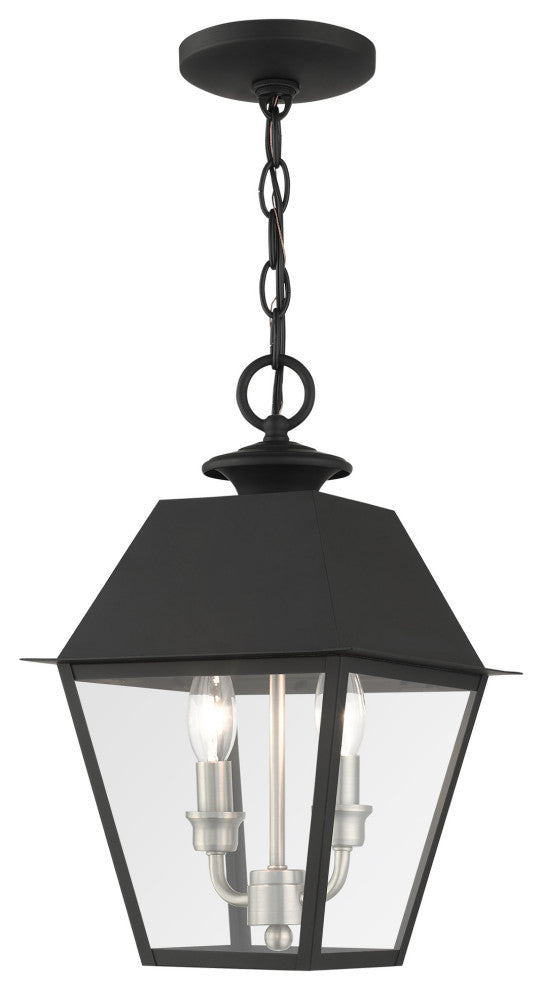 Black Classic, Colonial, Historical, Timeless Outdoor Pendant Lantern