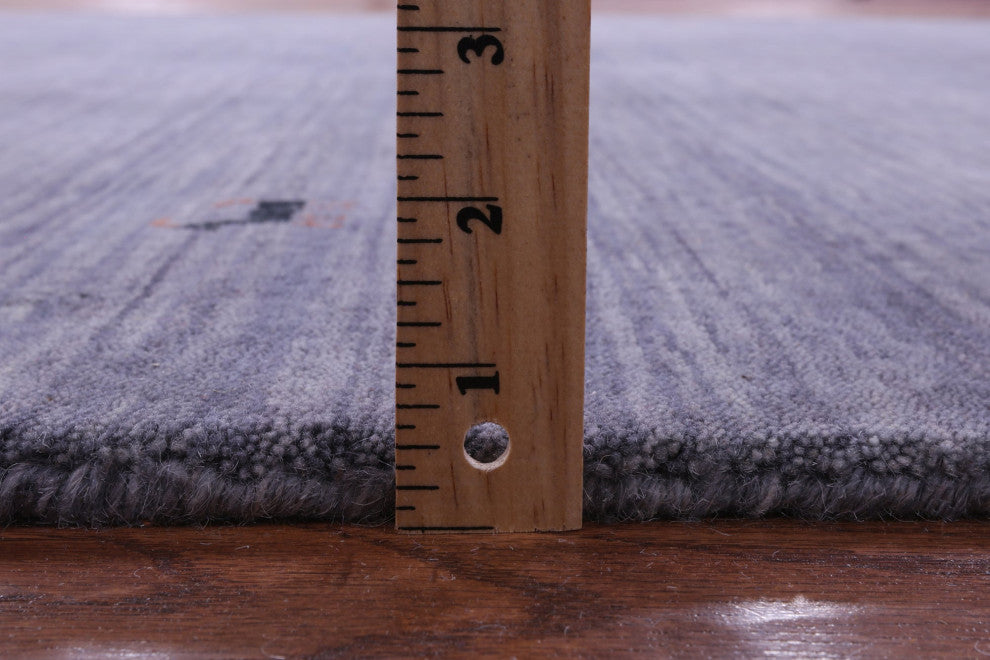 6' 0" X 9' 0" Persian Gabbeh Hand Knotted Wool Rug - Q15180