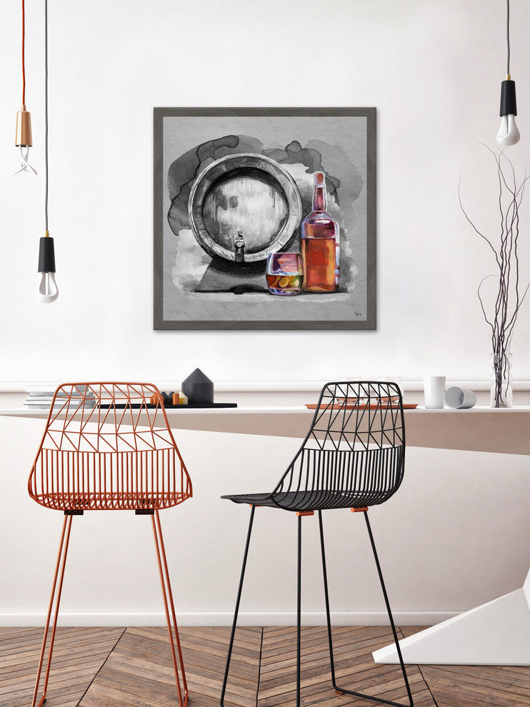 "Pick the Right One" Framed Painting Print, 32"x32"