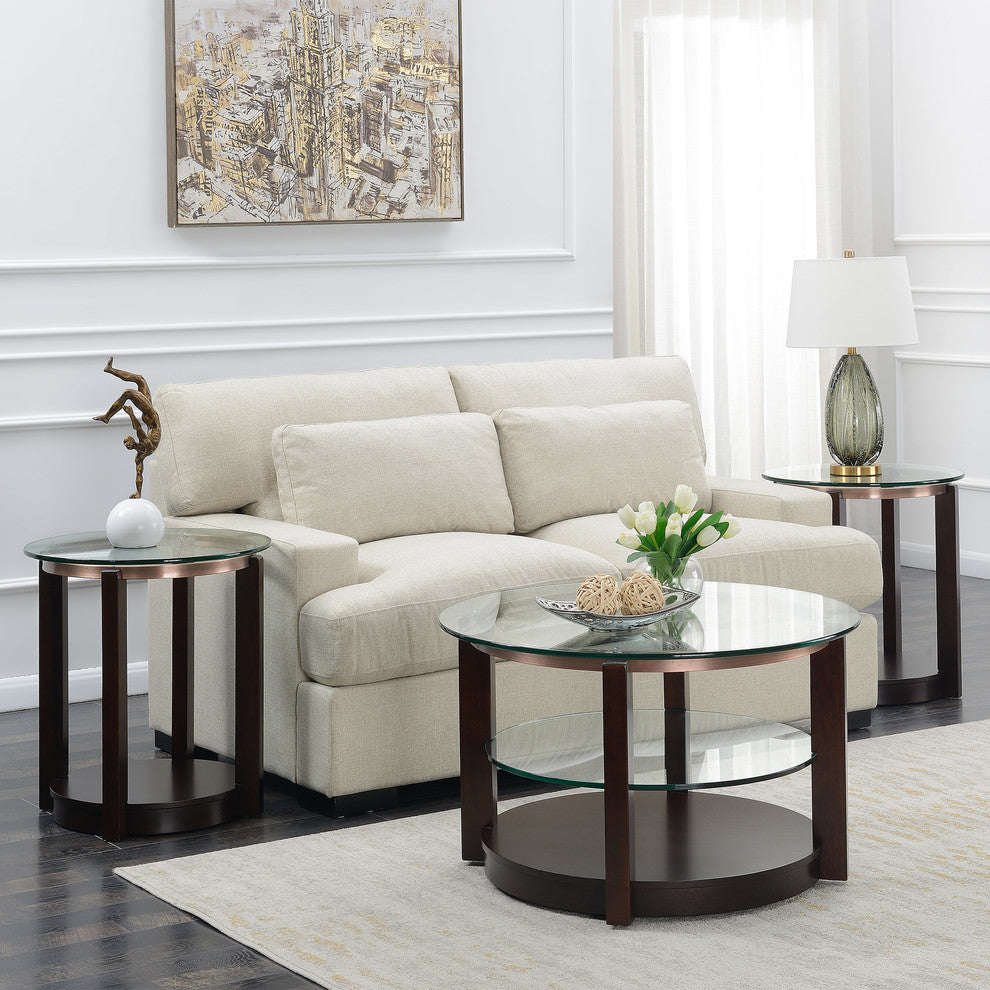 Picket House Furnishings Benton Occasional Table Set, Coffee Table & Two End Tab