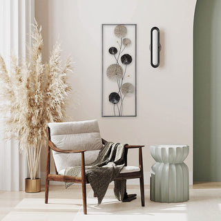 Floral Rectangular Abstract Wall Decor