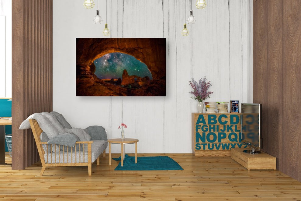 Epic Graffiti "Window to the Heavens" by Darren White Giclee Canvas Art, 26"x40"
